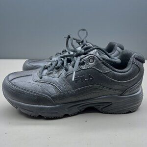 Fila Memory Workshift Slip Resistant Men's Shoes Black - Size 9 D